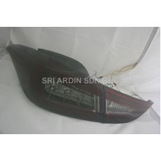Hyundai Elantra 12- Red Smoke Light Bar LED Tail Lamp